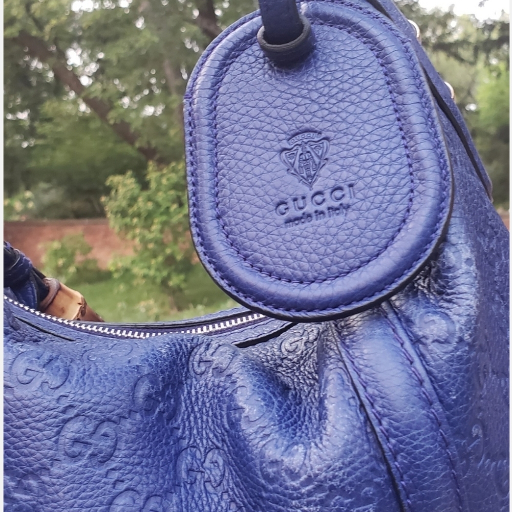 AUTHENTIC GUCCI 240261-493075 SHIMA TASSEL… - Picture 11 of 12